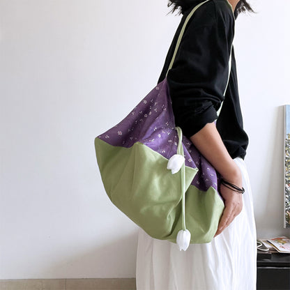 Lilac Origami Tote Bag