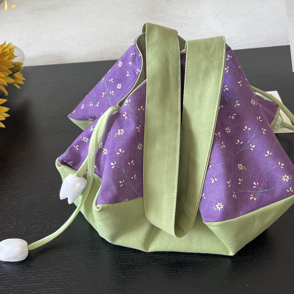 Lilac Origami Tote Bag