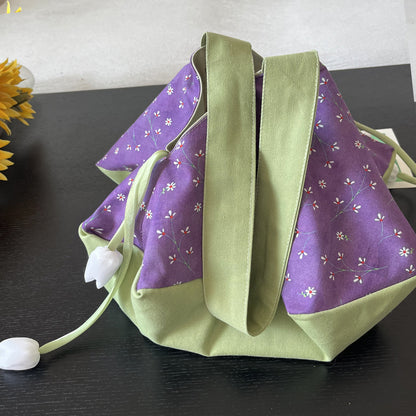 Lilac Origami Tote Bag