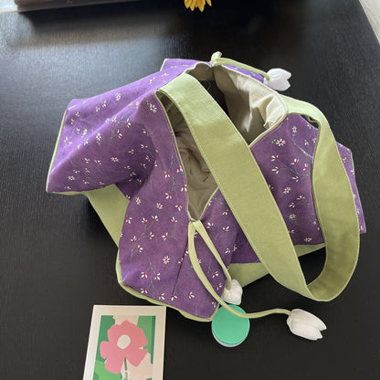Lilac Origami Tote Bag
