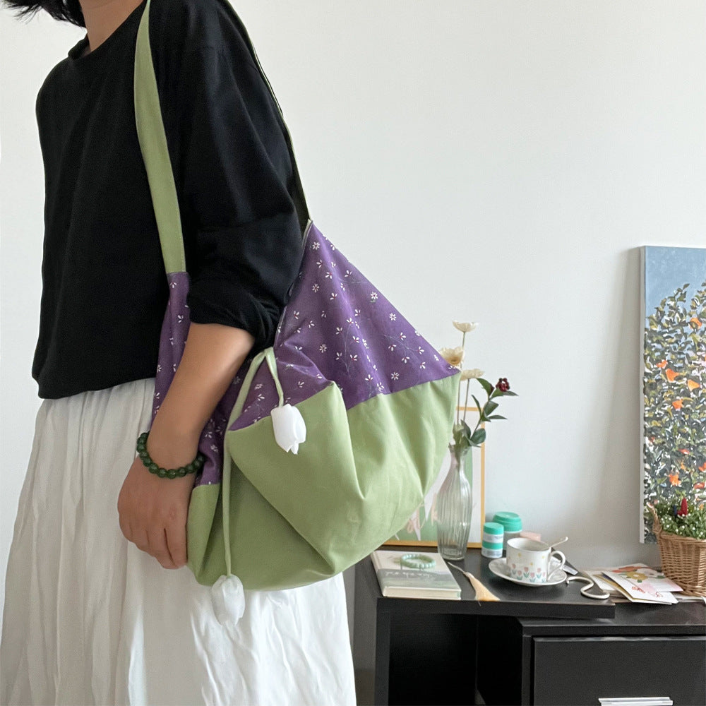 Lilac Origami Tote Bag