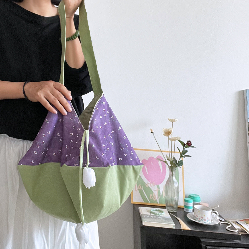 Lilac Origami Tote Bag