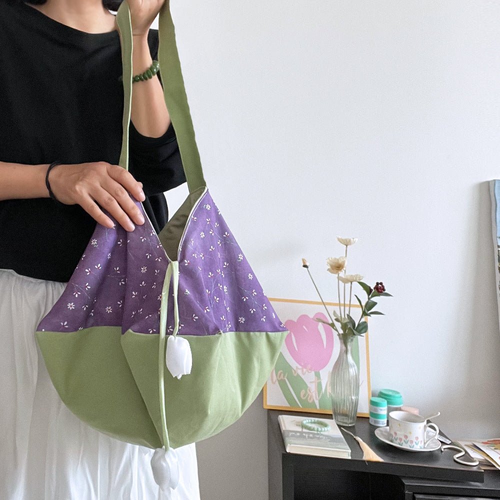 Lilac Origami Tote Bag - JoyTotes